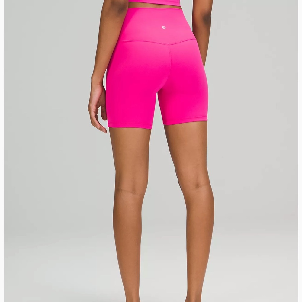 NWT Lululemon Align Biker Shorts Sonic Pink 6”